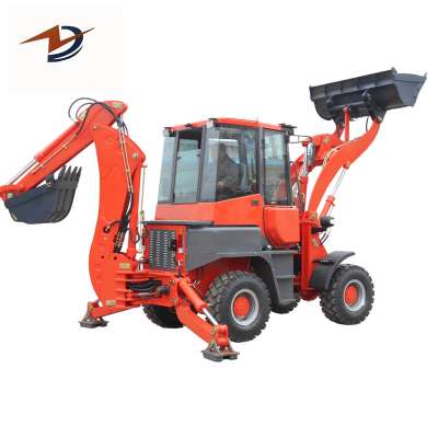 Wz45-16 Building Material Shops Wheel Backhoe Loader For Sale,4X4 Compact Tractor With Loader And Backhoe