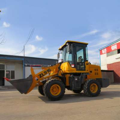 Flexible Operation Zl916 Mini Loader And Backhoe Wheel Loader