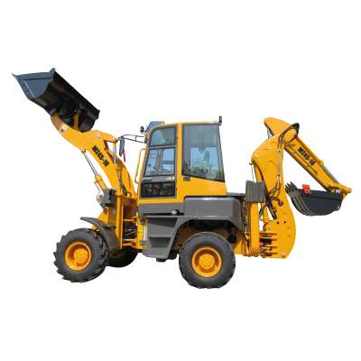 Wz45-16 Backhoe Loader Used In Farm With Attachments