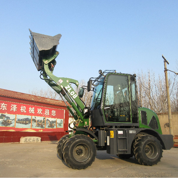 Zl08 Radlader Dongze Ce 800Kg 4 Cylinder Engine Mining Wheelloader