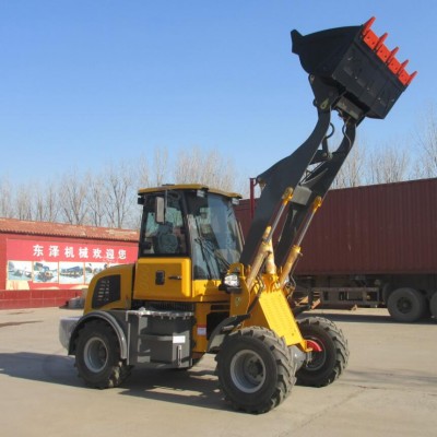 Zl12 Mini Wheel Loader Forks Optional